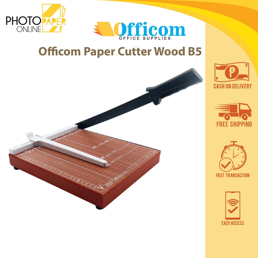 Officom Paper Cutter Wood