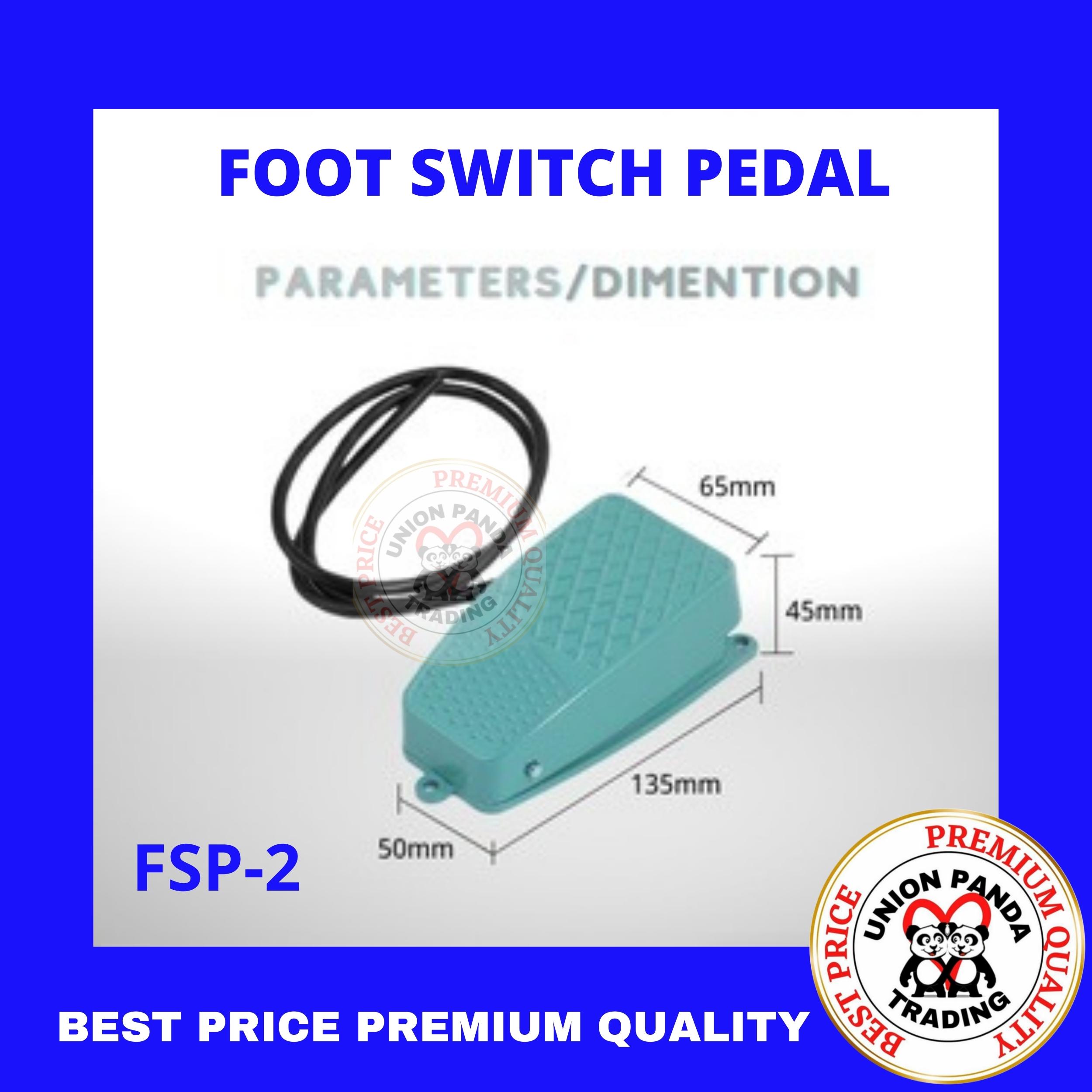 FSP2 heavy duty FOOT SWITCH PEDAL Metal Nonslip Momentary Control
