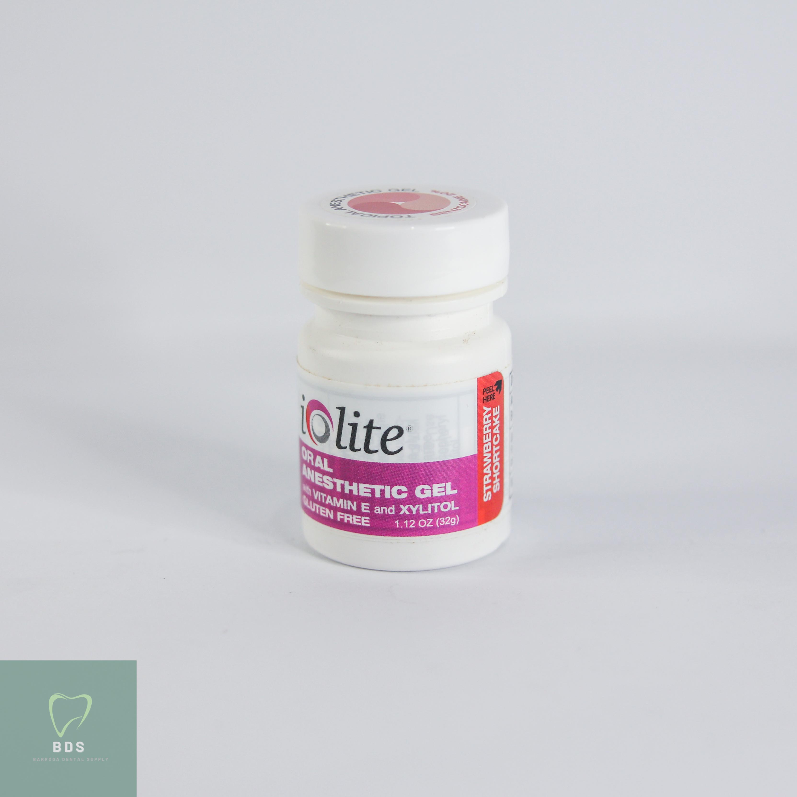 "Iolite" Topical Oral Anesthetic Gel w/ vit. E & Xylitol Gluten Free