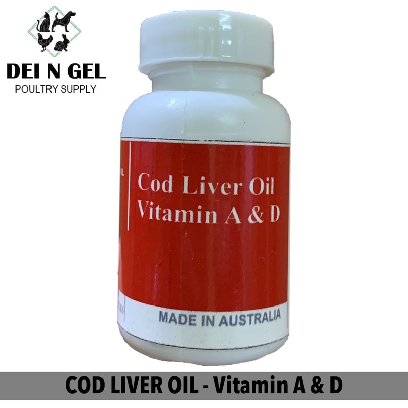 Cod Liver Oil for Gamefowl (100 Capsules)mcs Lazada PH