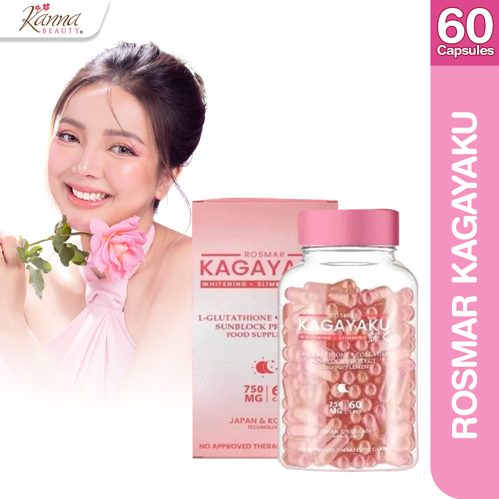 Rosmar Kagayaku Brand GLUTATHIONE MARINE COLLAGEN VITAMIN C AND ZINC WITH  HERBAL EXTRACTS FOOD SUPPLEMENT CAPSULE 60 Capsules Skin Essentials -  Lazada