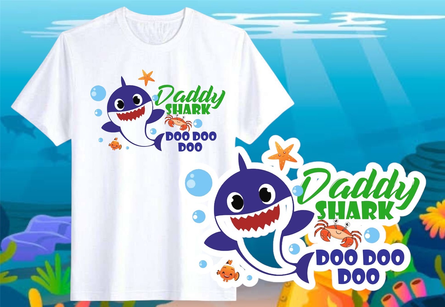 Daddy Shark Birthday Shirt Baby Shark Shirts For Adults Baby Shark