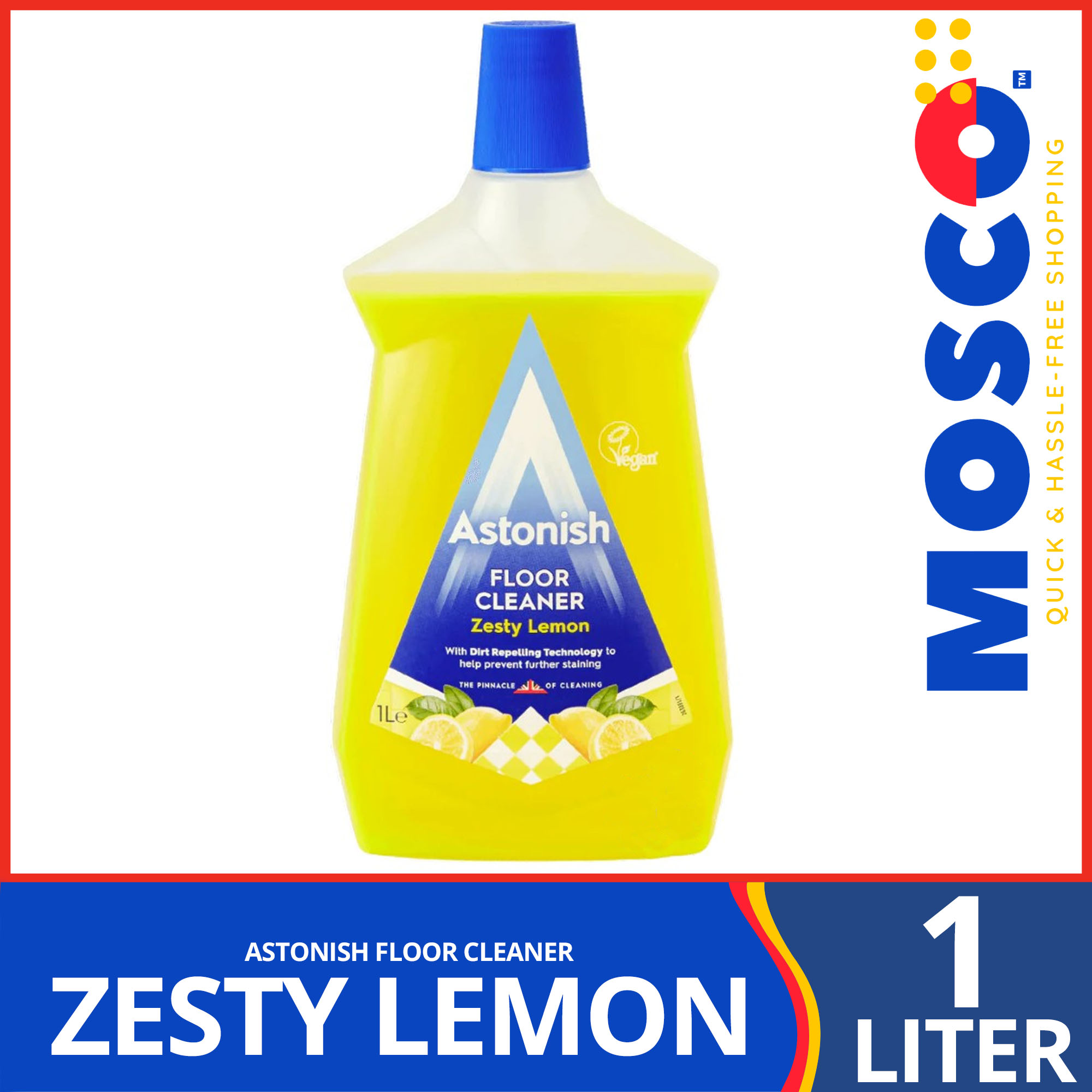 ASTONISH Zesty Lemon Floor Cleaner 1L Lazada PH