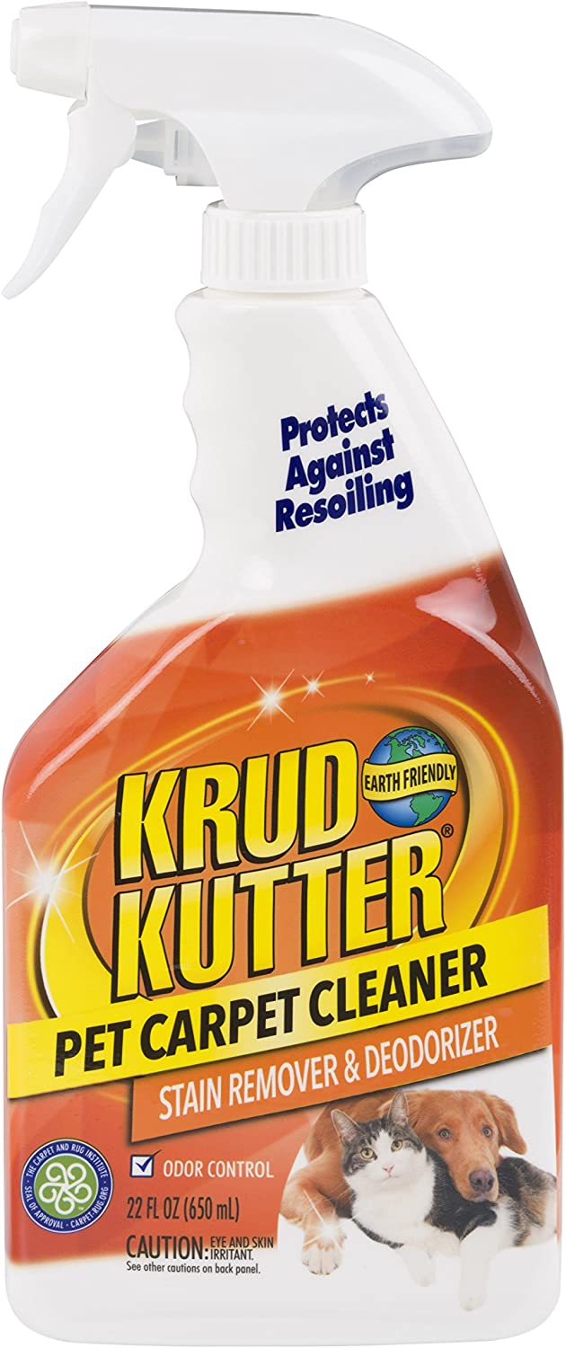 Krud Kutter Pet Carpet Cleaner Stain Remover & Deodorizer, 22 fl.oz