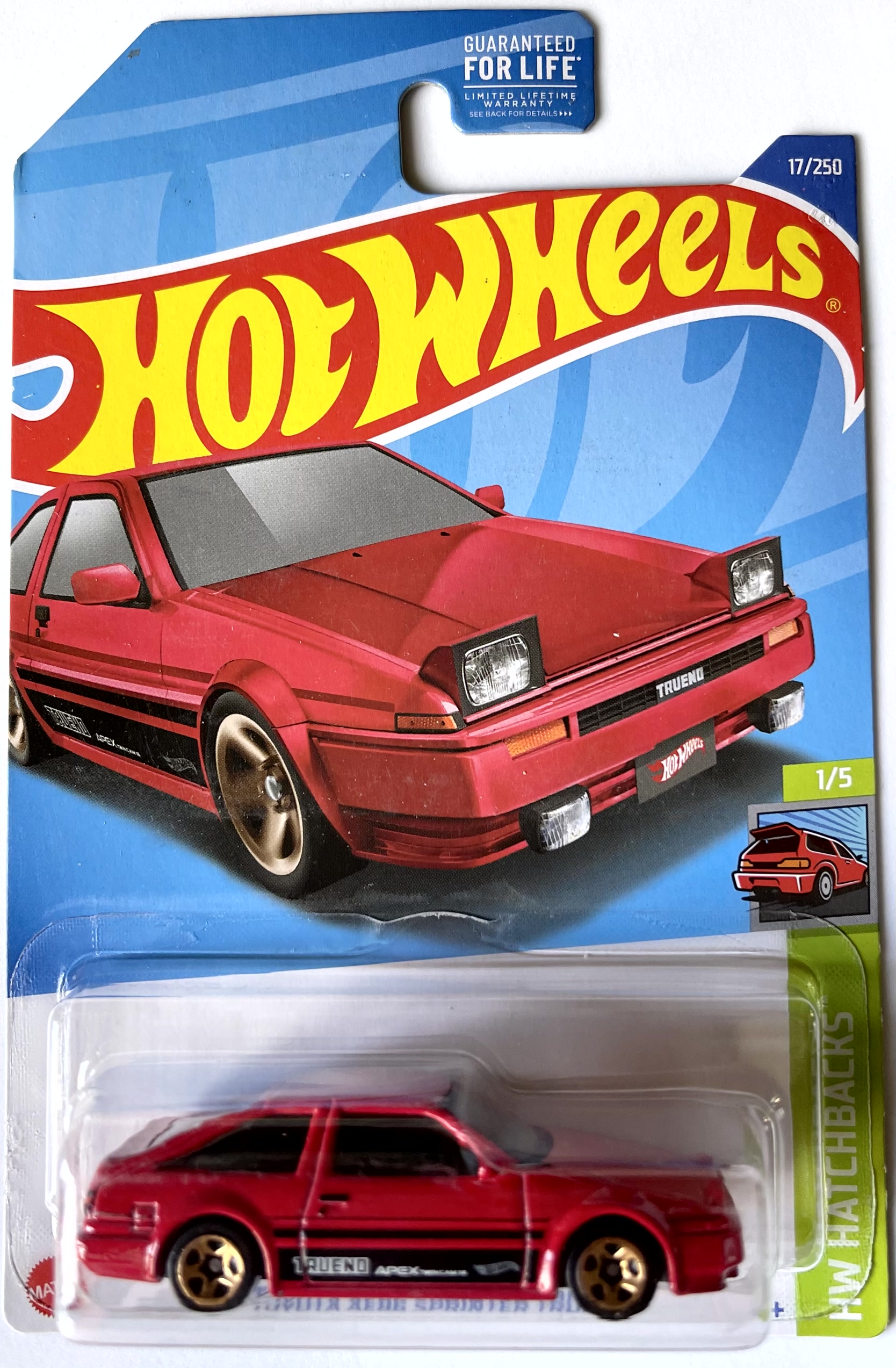 Hot Wheels - HW HatchBacks - Toyota AE86 Sprinter Trueno Red (1-5) (38B ...