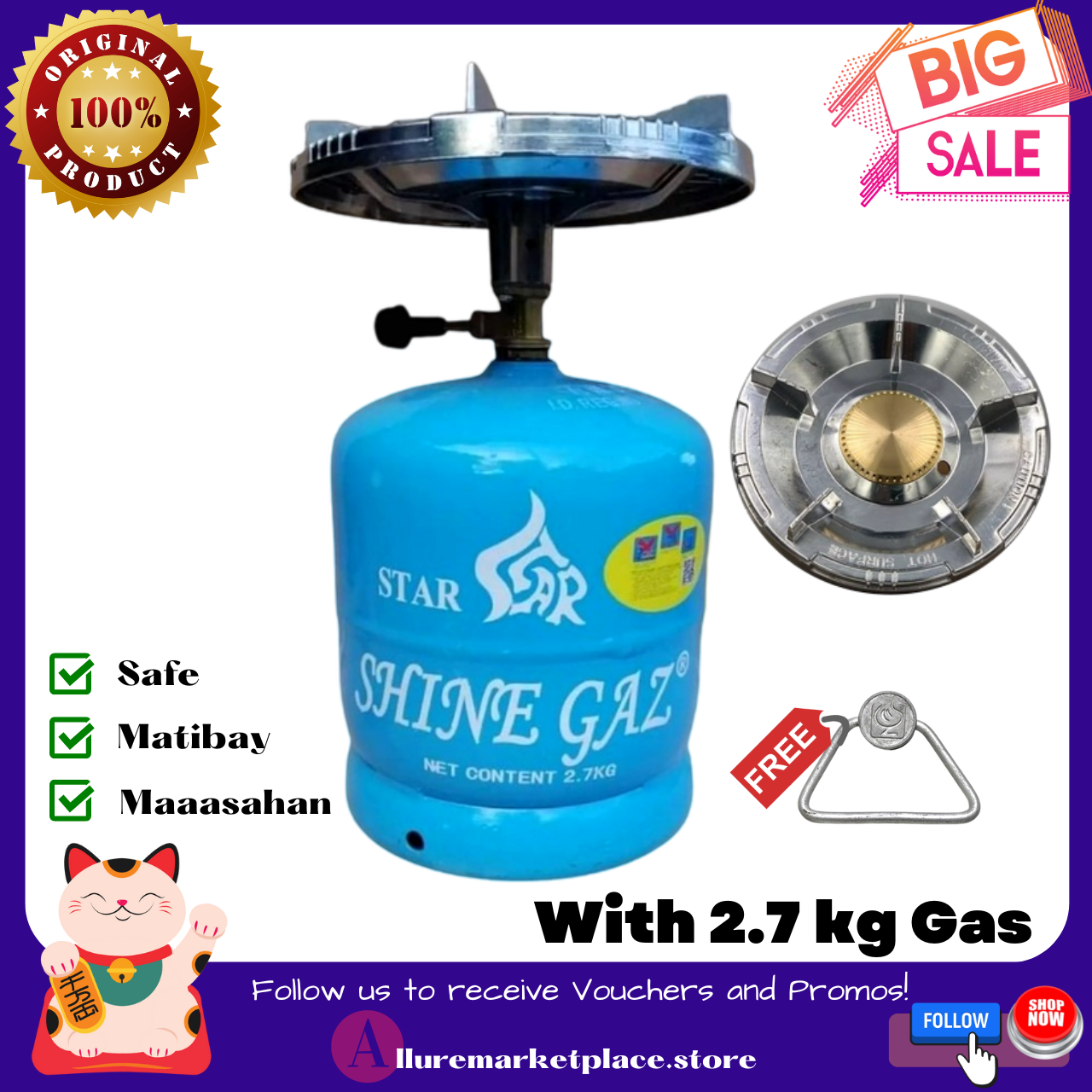 Superkalan Set Shine Gaz Super Kalan Brand New Tank Tanke gasulette