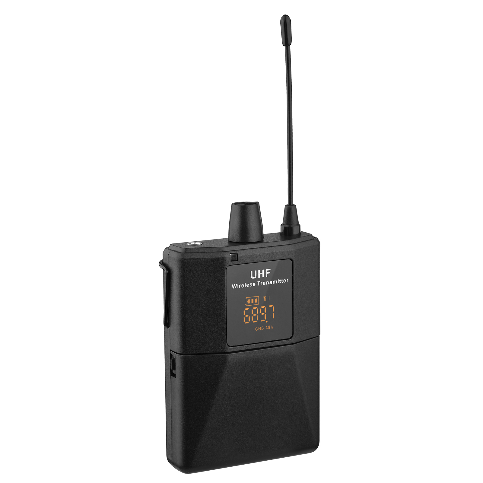 UHF Wireless Microphone Headset with Transmitter and Receiver, LED Digital Display Bodypack Transmitter, Headset Mic for Teaching Meeting Speech Live Performance