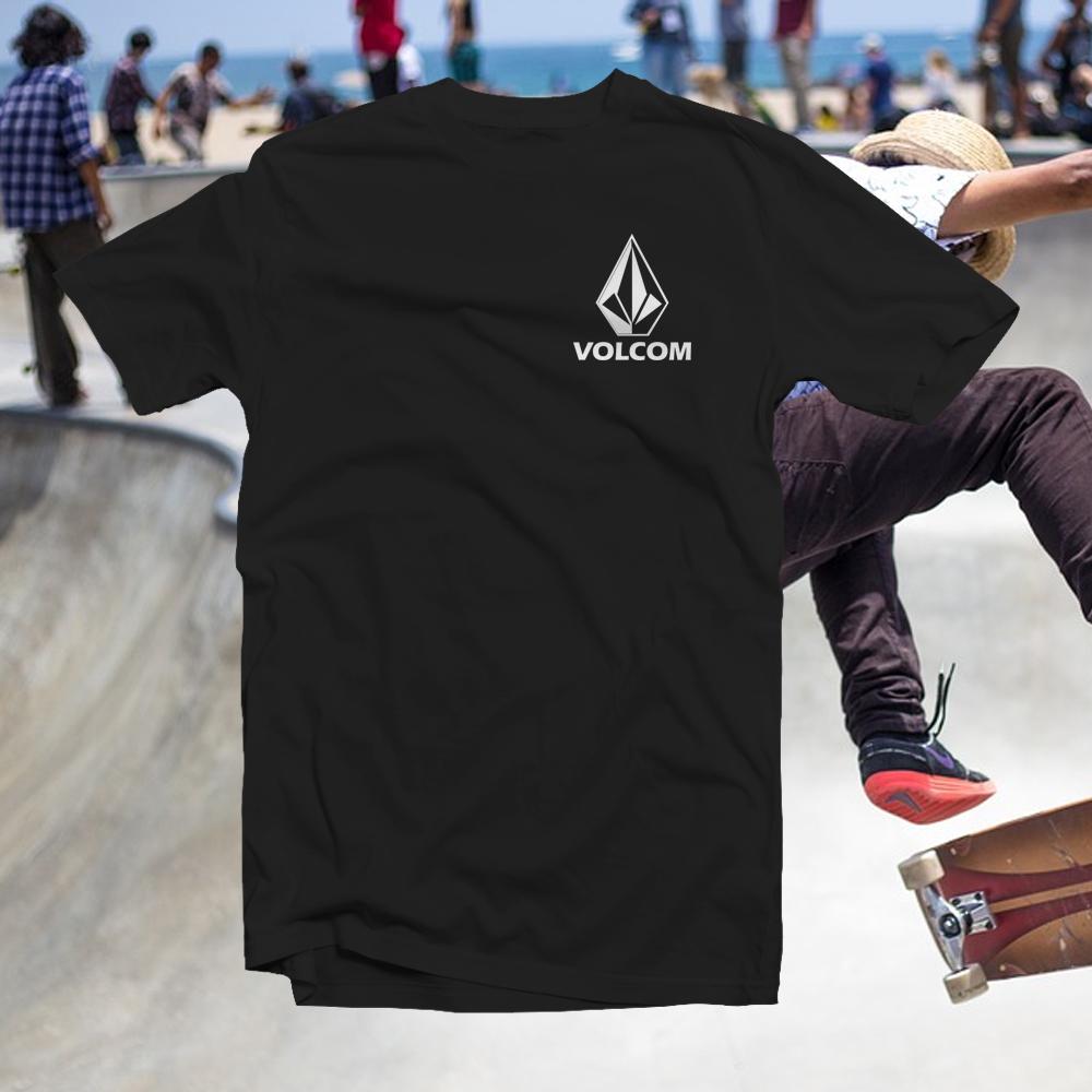 Volcom Skateboard Tshirt Pocket Size Print Men and Women Skateboards Custom Shirts New and Quality from Husder Tees | Lazada