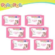 Playful Anti-Bacterial All Purpose Wipes 30's x 6 packs
