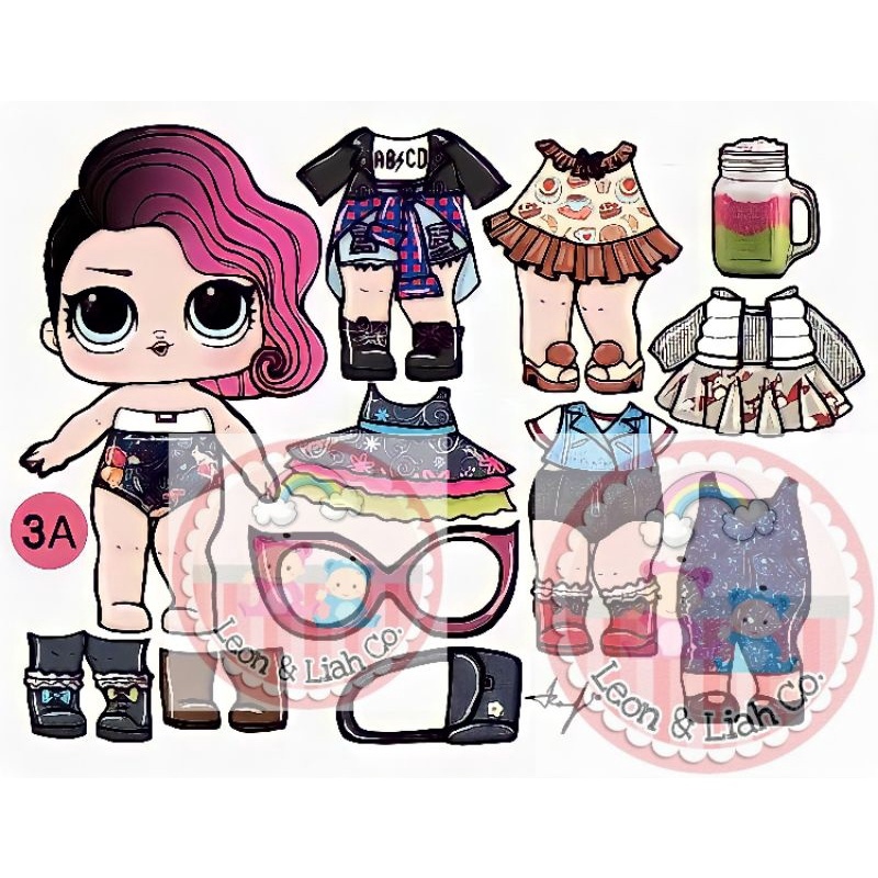 PAPER DOLL DRESS UP laminated | Lazada PH