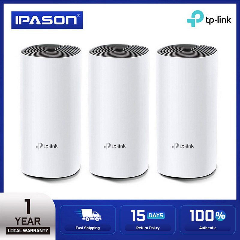 Tp-Link Deco S4 AC1200 (2-pack) Whole Home Mesh WiFi System with 3,800  sq.ft Coverage, and 1167 Mbps Speed