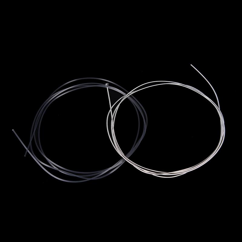 Graceful 6pcs Guitar Strings Nylon Silver Plating Set Super Light for Acoustic Guitar