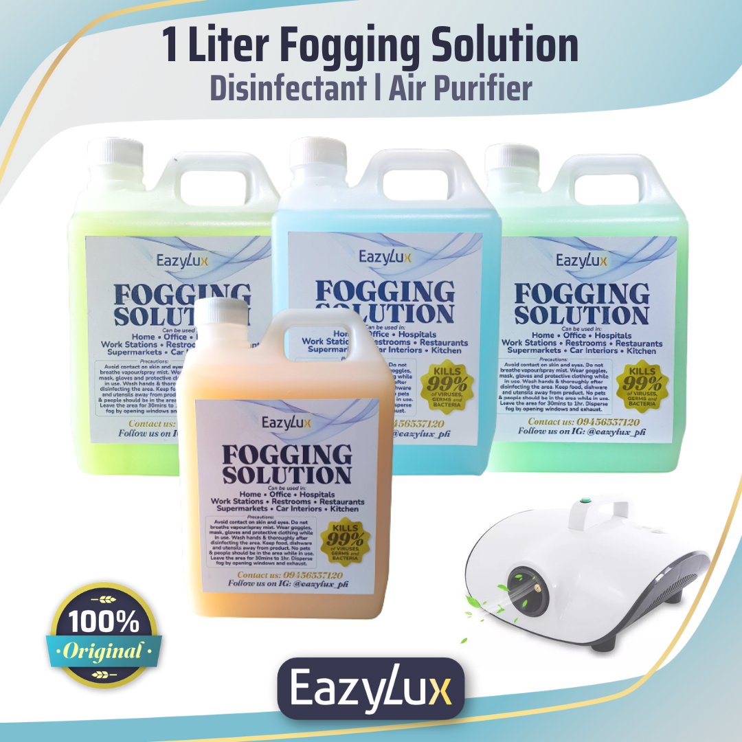 EazyLux 1 Liter Fogging Solution l Fog Machine Solution l Fog Solution