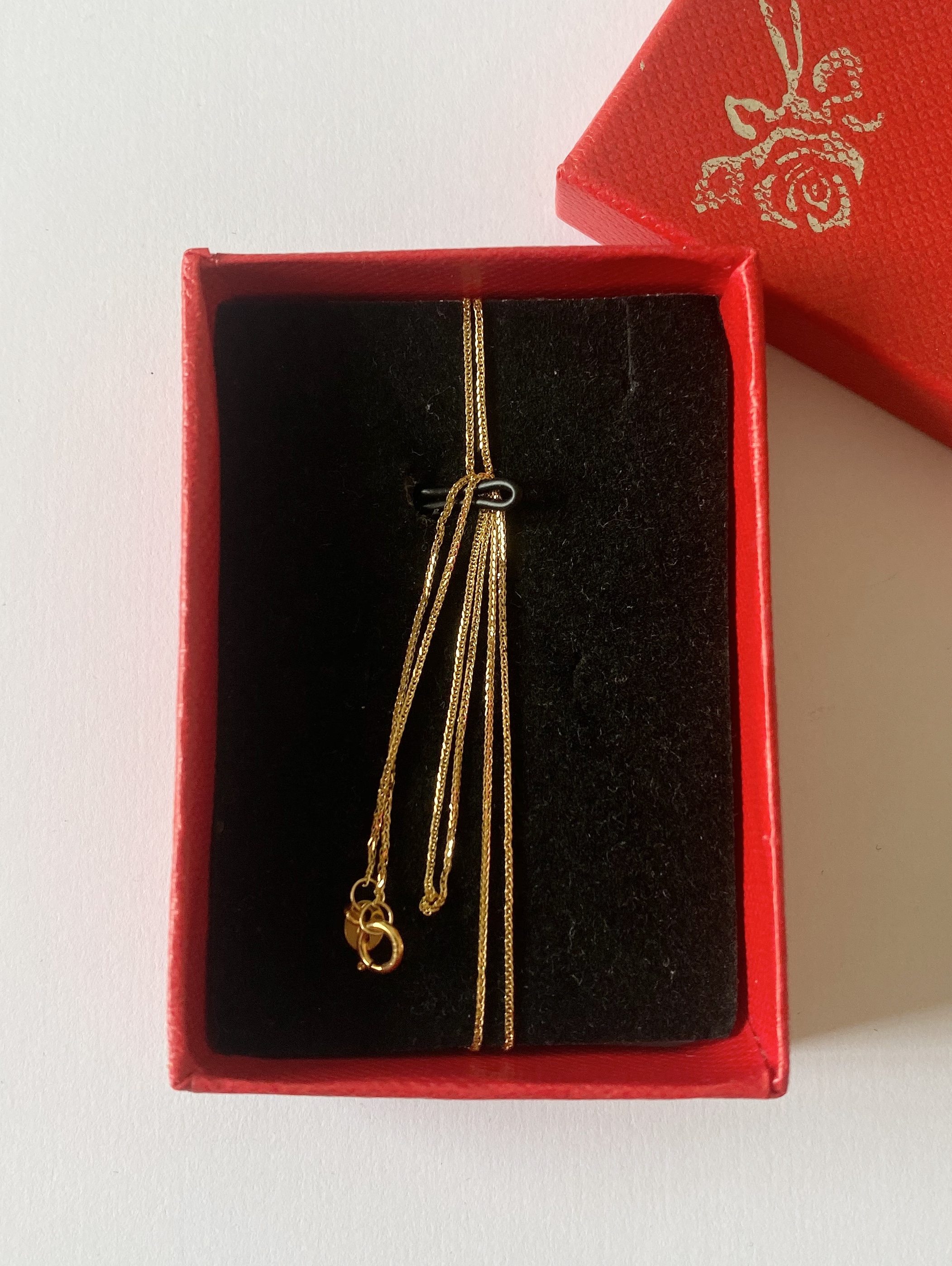 Pawnable 18K Saudi Gold Foxtail Chain 