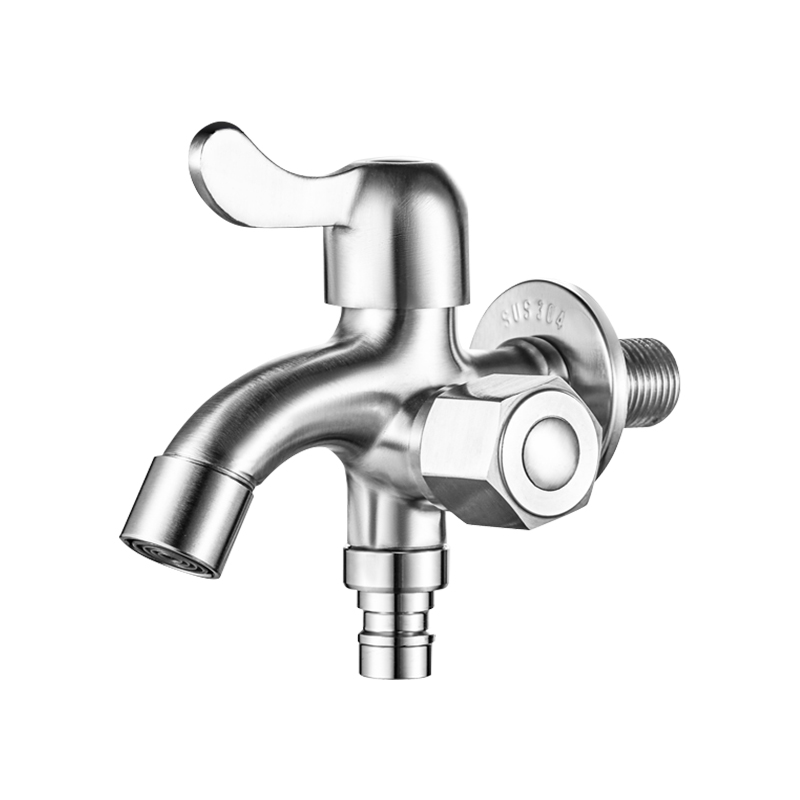 【FOJO】OfficialStainless Steel Water 1 in 2 out Two Way Faucet Head