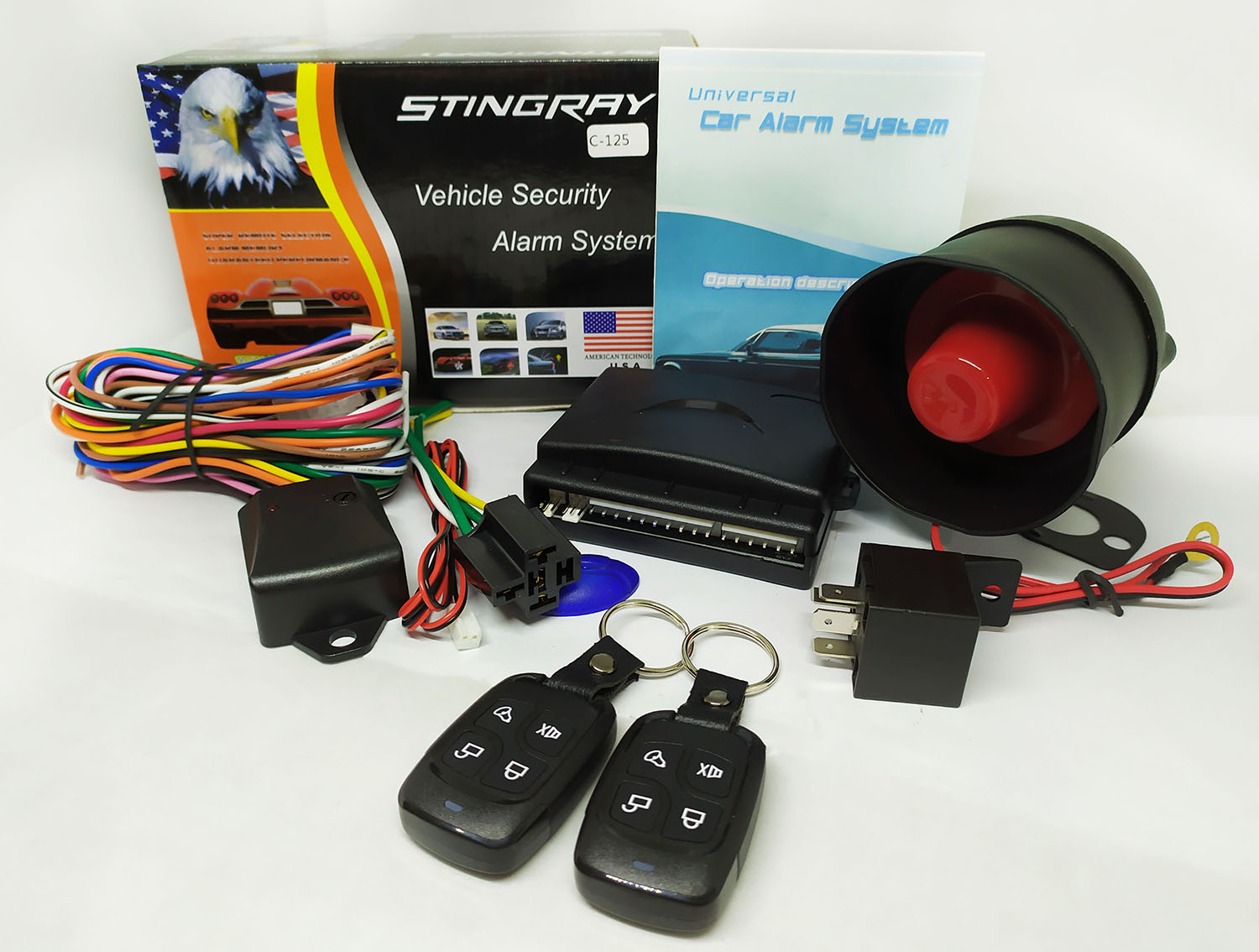 Universal Stingray Vehicle Security Car Alarm System | Lazada PH