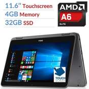 Dell Inspiron 3000 2-in-1 Laptop/Tablet, AMD A6