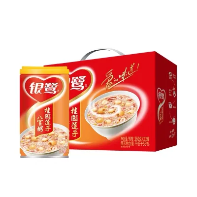 EQGS Yinlu Longan & Lotus Seeds Eight Treasure Porridge Ready To Eat Instant Snacks 360g