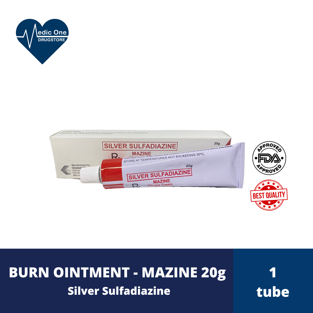 Burn Ointment First Aid (Mazine, Burnsil) 10mg/g Cream Lazada PH