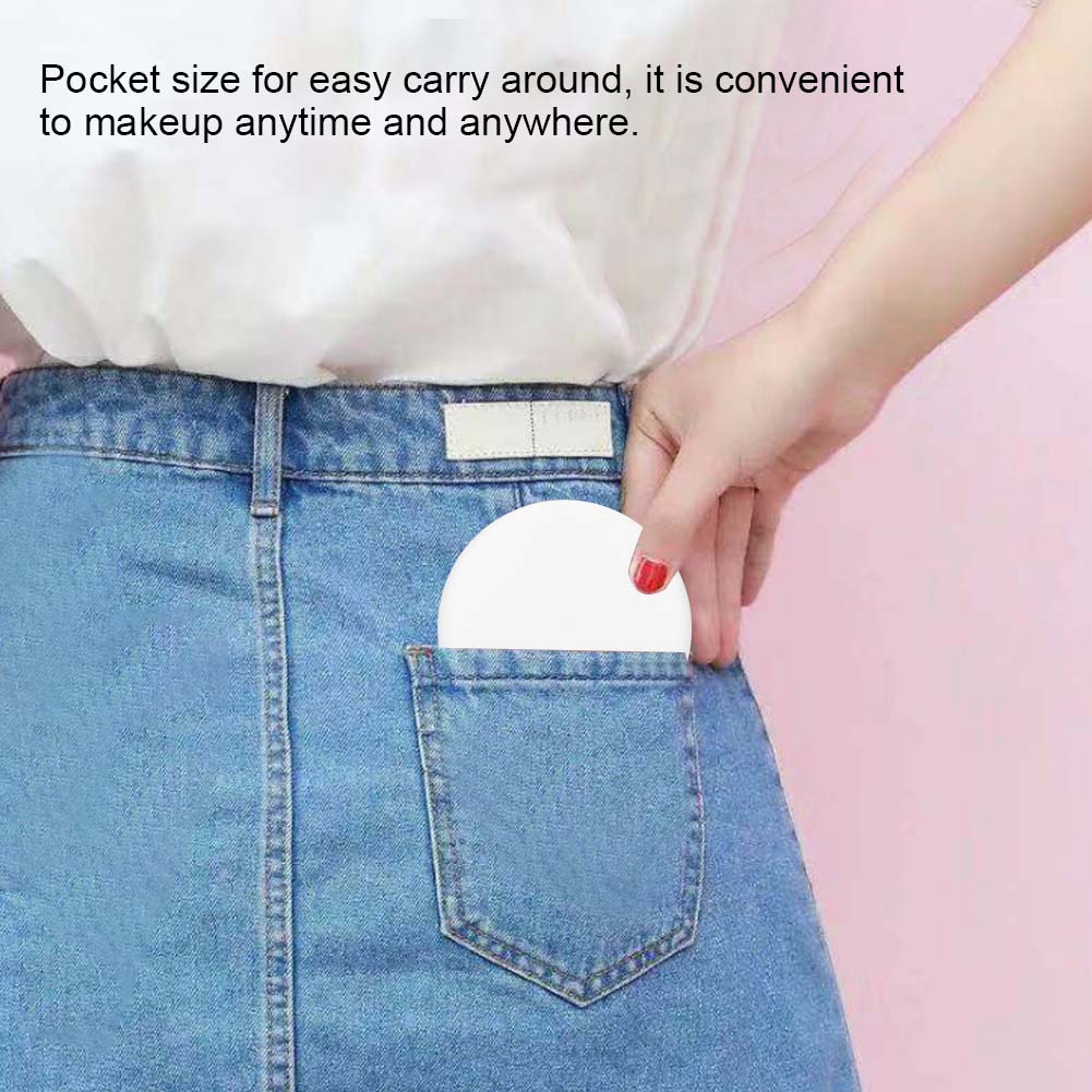 10X magnifying makeup mirror with lights portable foldable mini 12 leds makeup mirror cosmetic tool