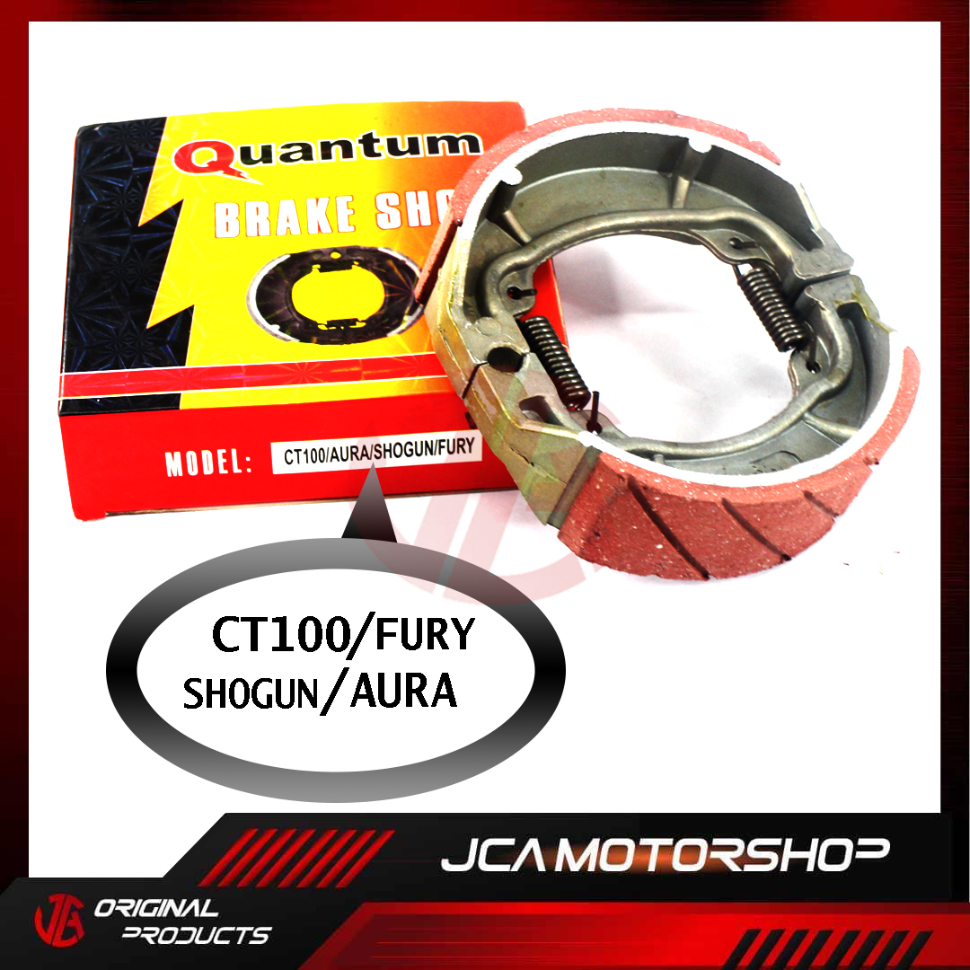 ORIGINAL QUANTUM BRAKE SHOE FOR CT 100, AURA, SHOGUN, FURY | Lazada PH