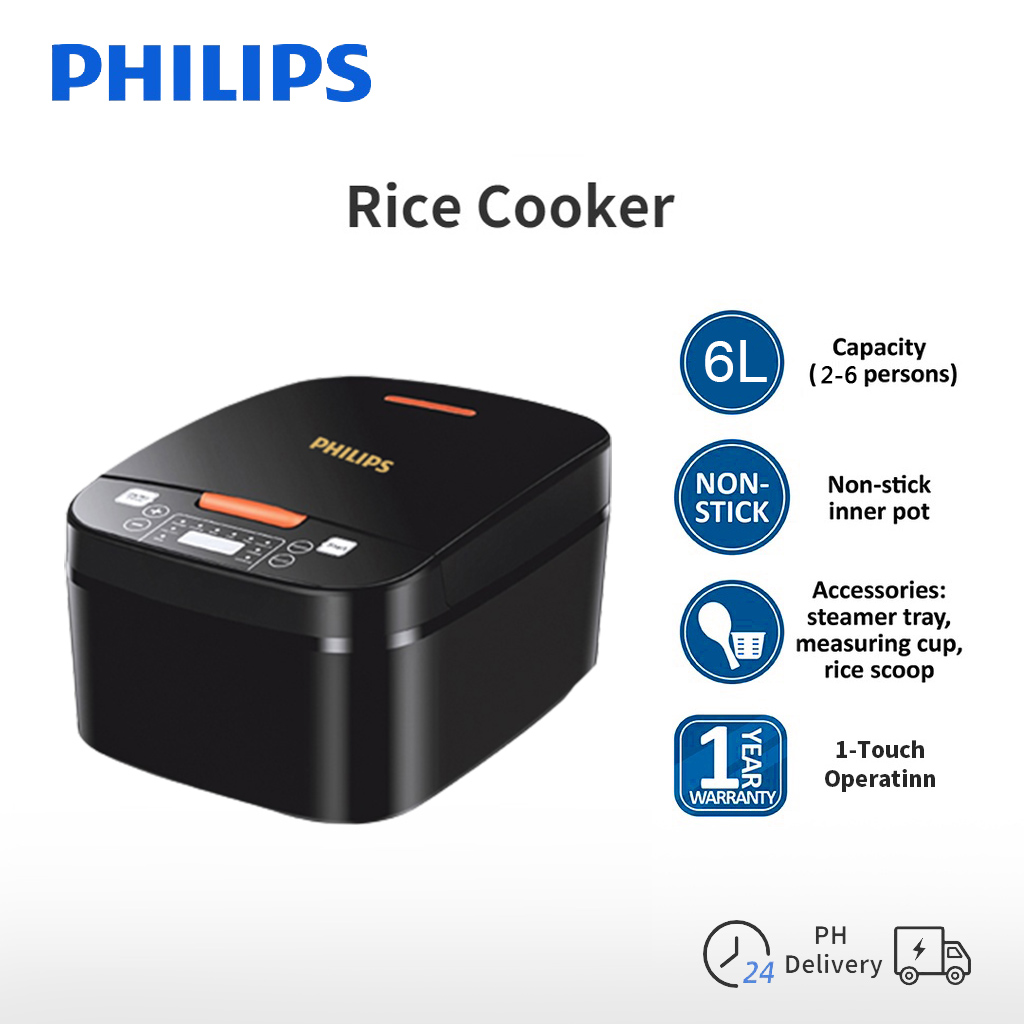 PHILIPS Rice Cooker 5L multicooker NonStick PAN Ricecooker with