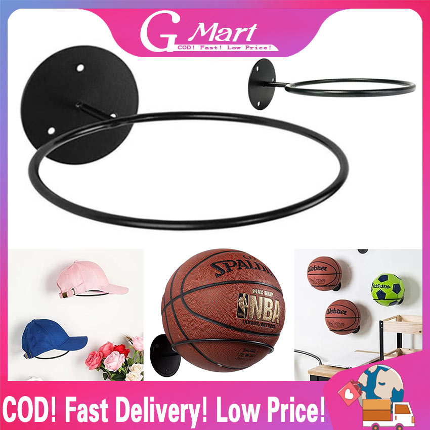 Ball Rack Basketball Wall Storage Display Holder Stand Mount Rugby