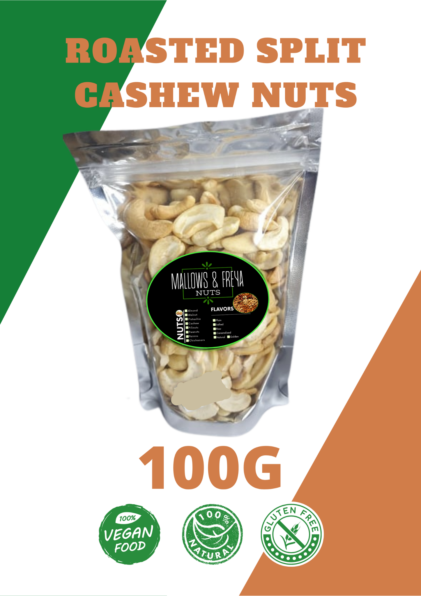 ROASTED CASHEW NUT 100G Lazada PH