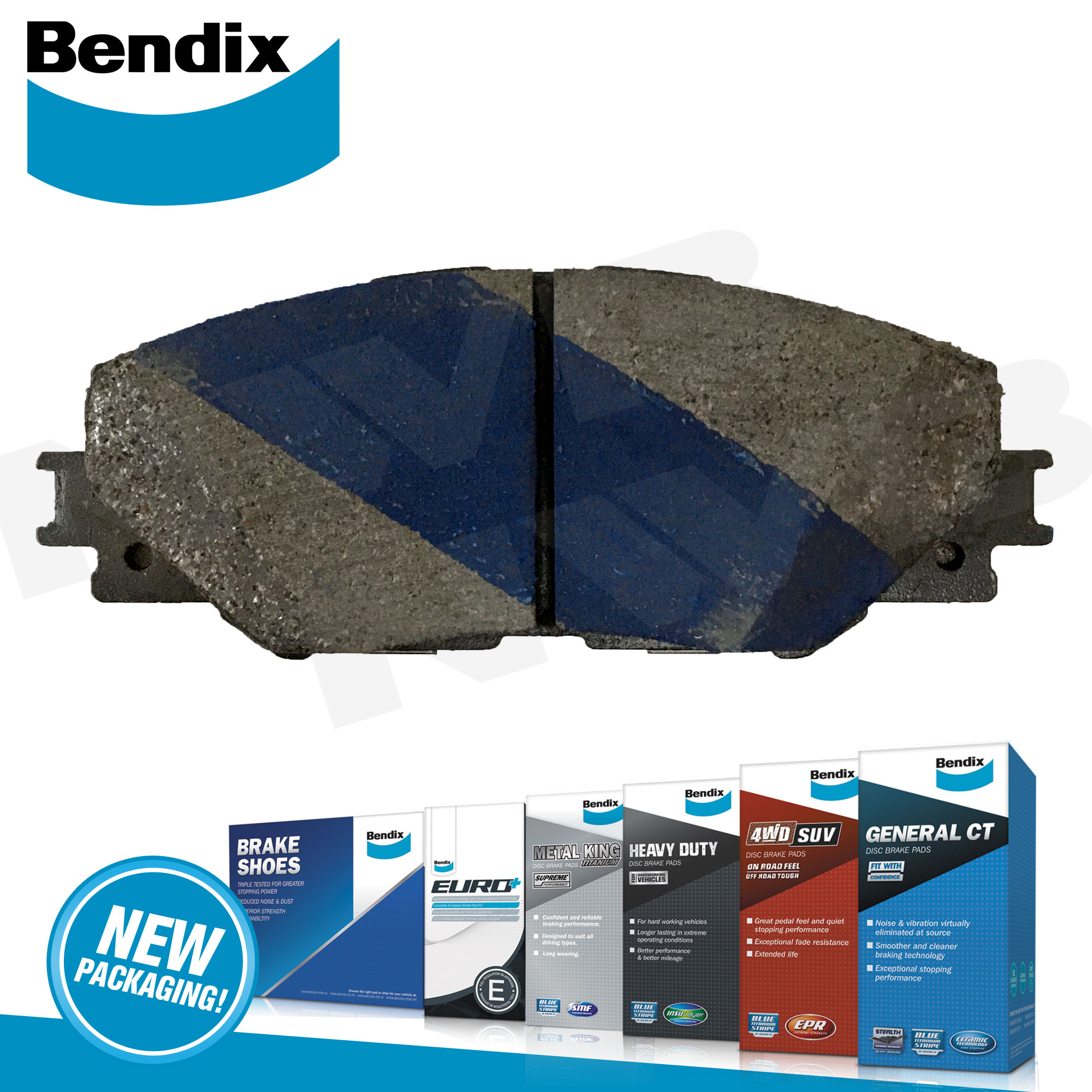 Bendix Brake Pads Front Set GCT for Toyota RAV-4 4x4 and 4x2 2013-2018 ...