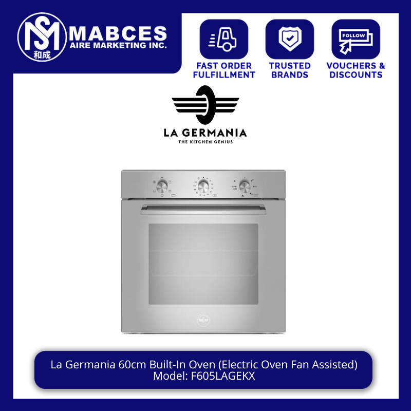 La Germania 60cm BuiltIn Oven (Electric Oven Fan Assisted) F605LAGEKX