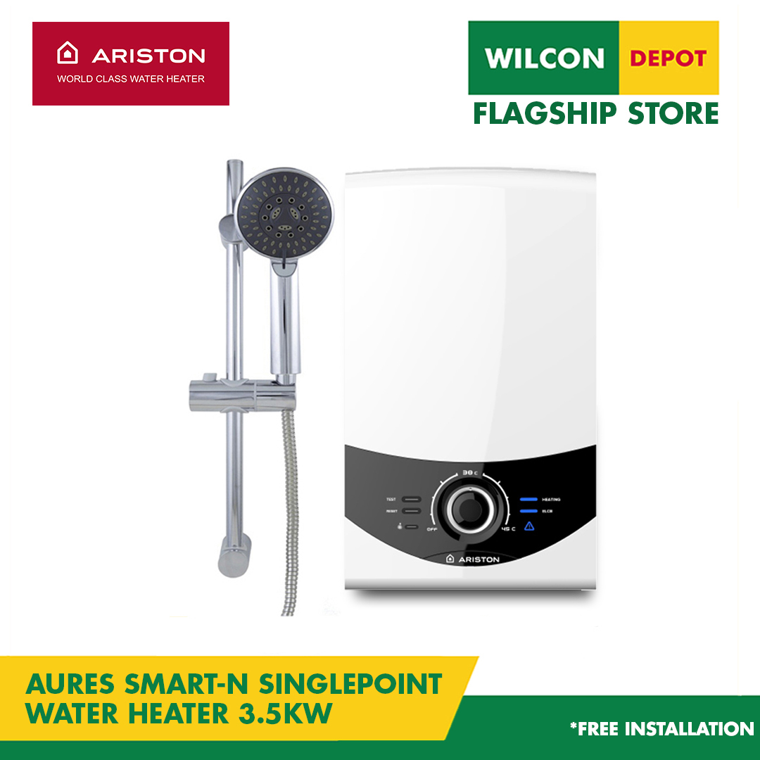 ARISTON Aures SMC35E-BS Smart-N Single Point Water Heater 3.5Kw by ...