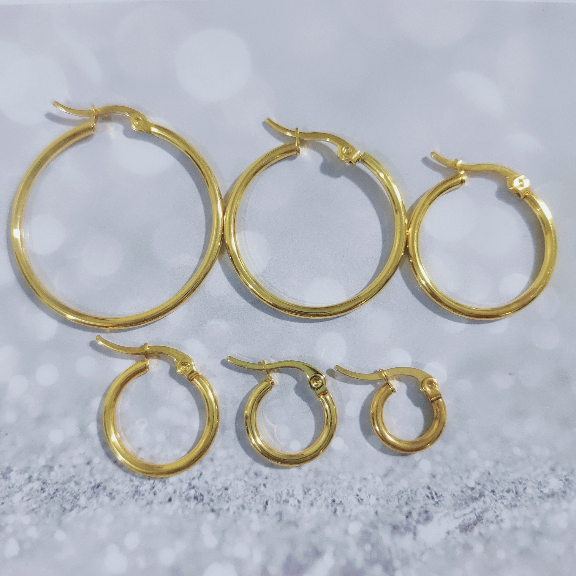 hoop loop earrings