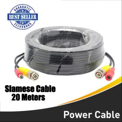 20 meters cctv cable BNC Video Power Siamese Cable for CCTV cable Surveillance Camera