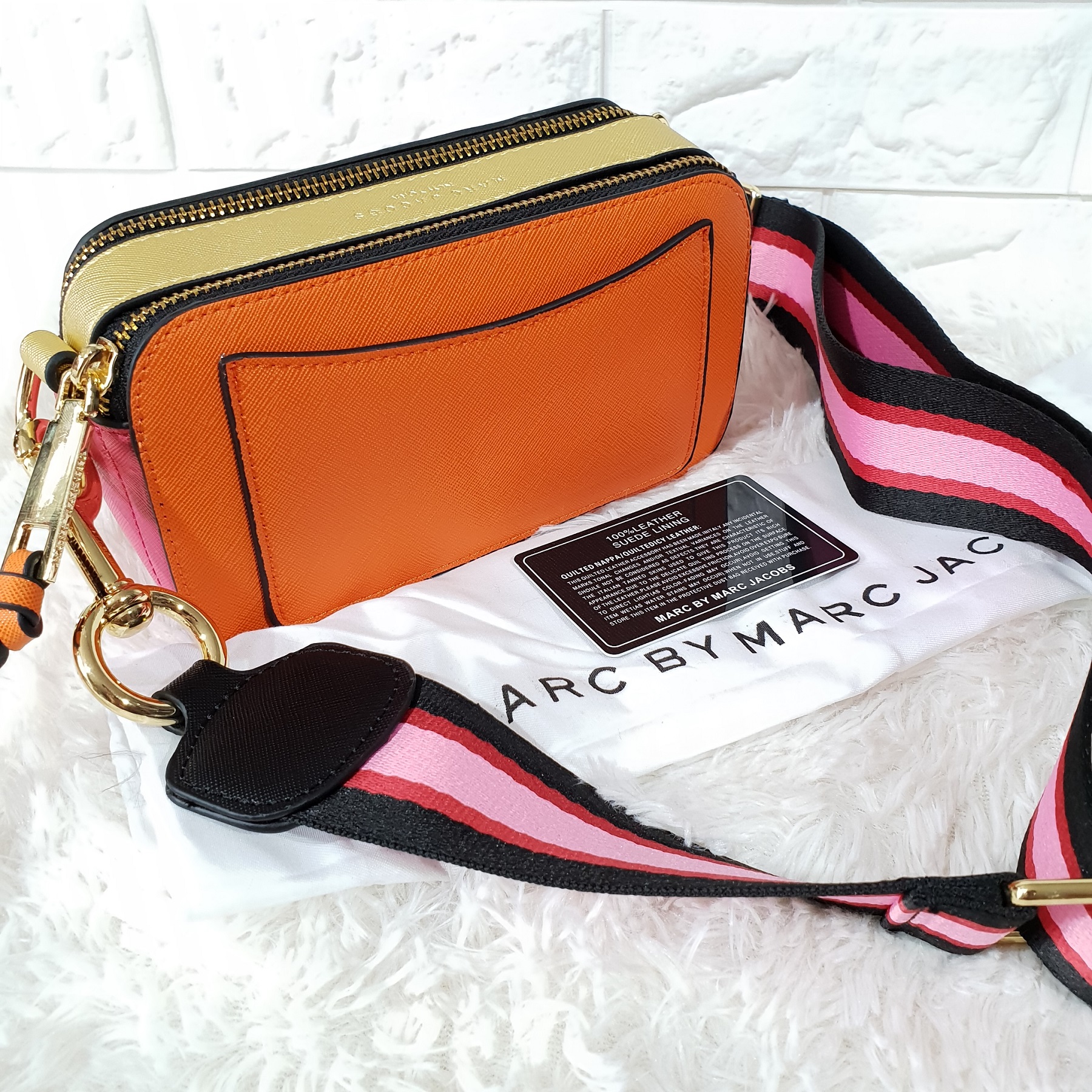 Cross body bags Marc Jacobs - Snapshot orange small camera bag - M0012007809