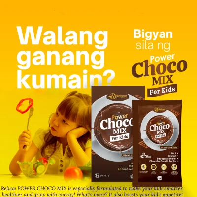 Power Choco Mix Brain Booster for Kids| Pampataba Ng Katawan For Kids | Chocolate Drink for Kids | Brain And Memory Booster for Kids | Chocolate Milk for Kids |Choco Milk For Kids 4 to 12 Years Old | Taurine Vitamins for Kids