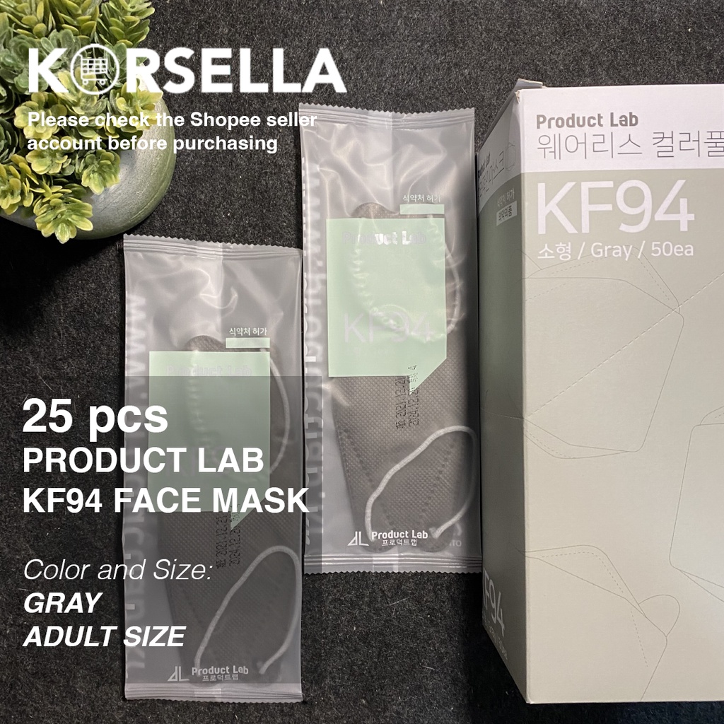 25 pcs Product Lab KF94 face mask Lazada PH
