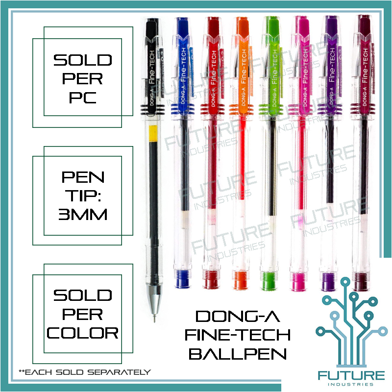 DongA Fine Tech Sign Pen Fine Tech Refill Ballpen Ballpens Ballpen