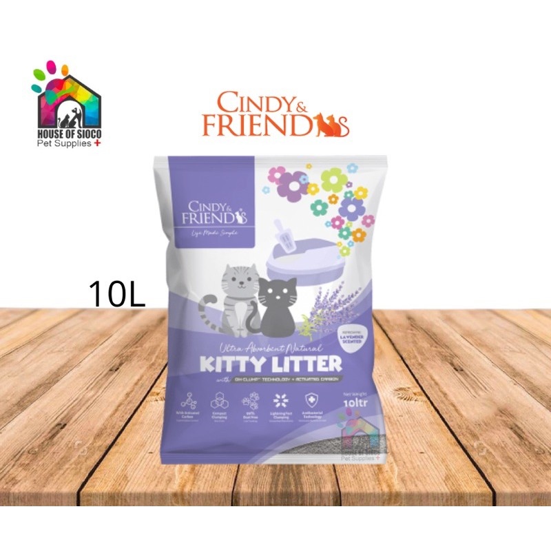 Cindy Friends Ultra Absorbent Kitty Litter 10L Lazada PH