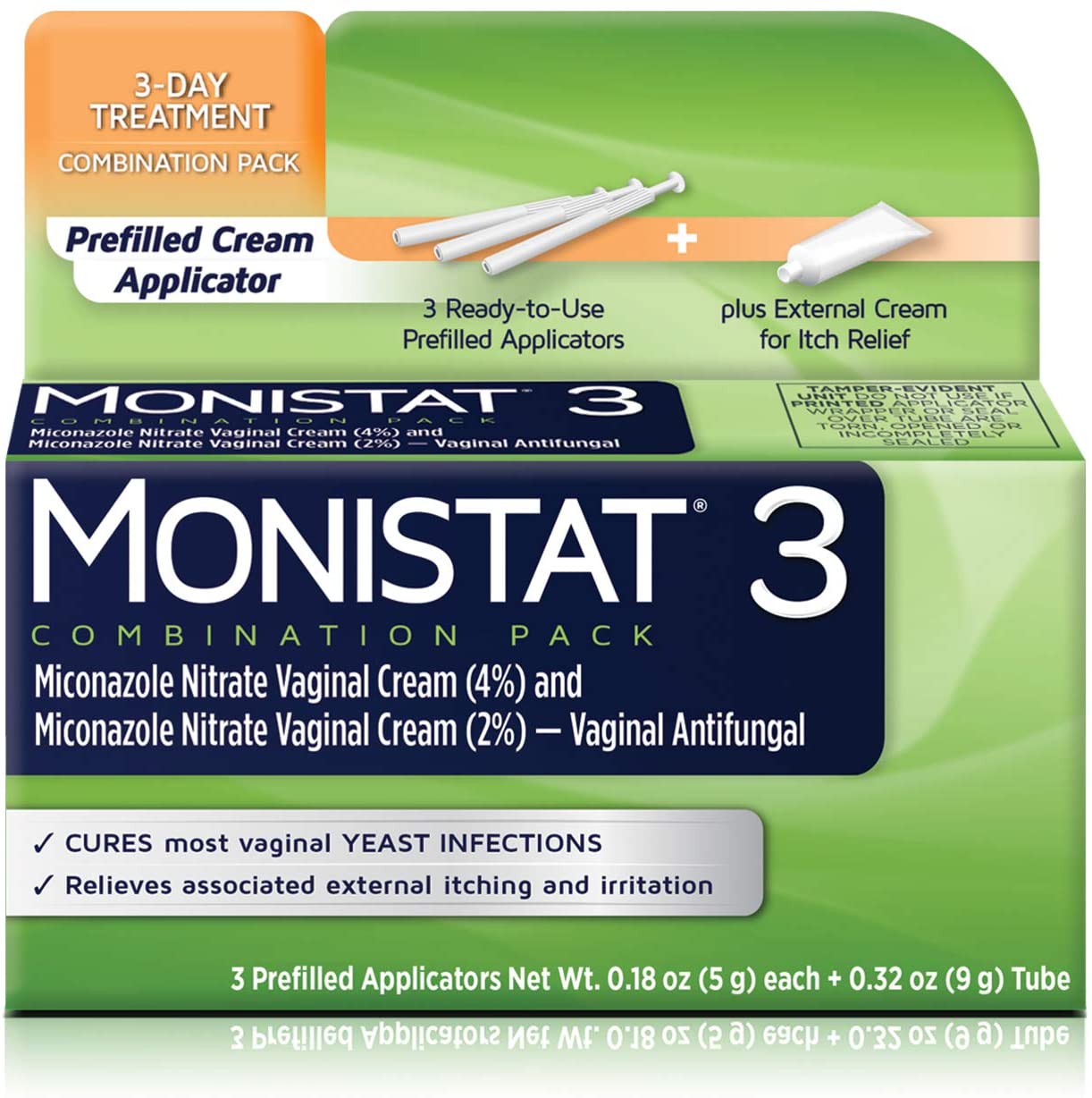 Monistat 1 3 7 day Yeast Infection Cure / Cream, Ovule, Suppository, Spray, Applicator, Chafe