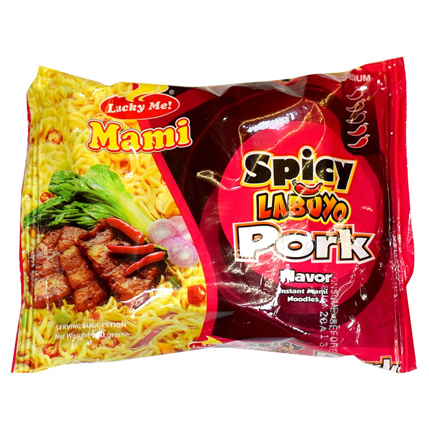 LUCKY ME NOODLES 72 PCS 1 CASE [ CHICKEN, BEEF, ASSORTED(BEEF AND