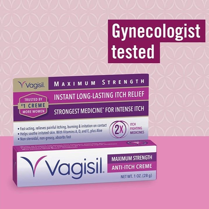 Vagisil Anti Itch Cream Maximum Strength, Instant Long Lasting Itch ...