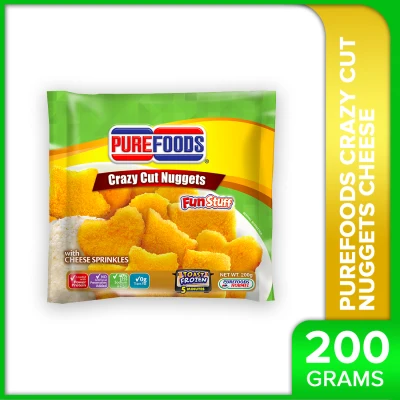Purefoods Crazy Cut Nuggets with Cheese Sprinkles 200g