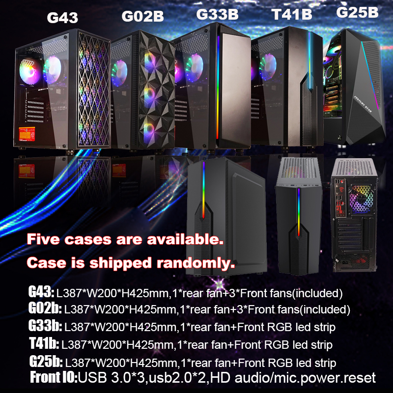 AMD Cpu System Unit Computer Set Pc Cpu Desktop Computer AMD A8 7600