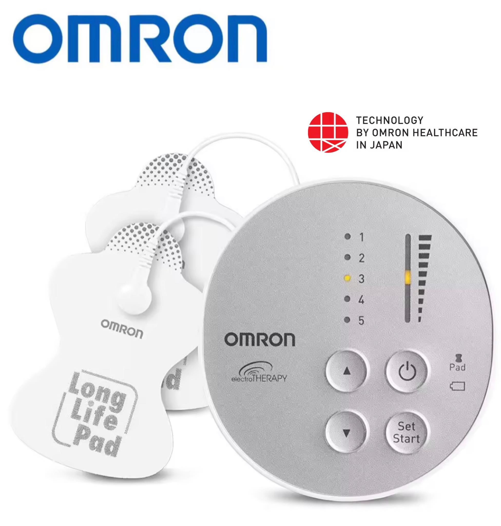 Omron Pocket Pain Pro Portable TENS Unit - Muscle & Joint Pain Relief
