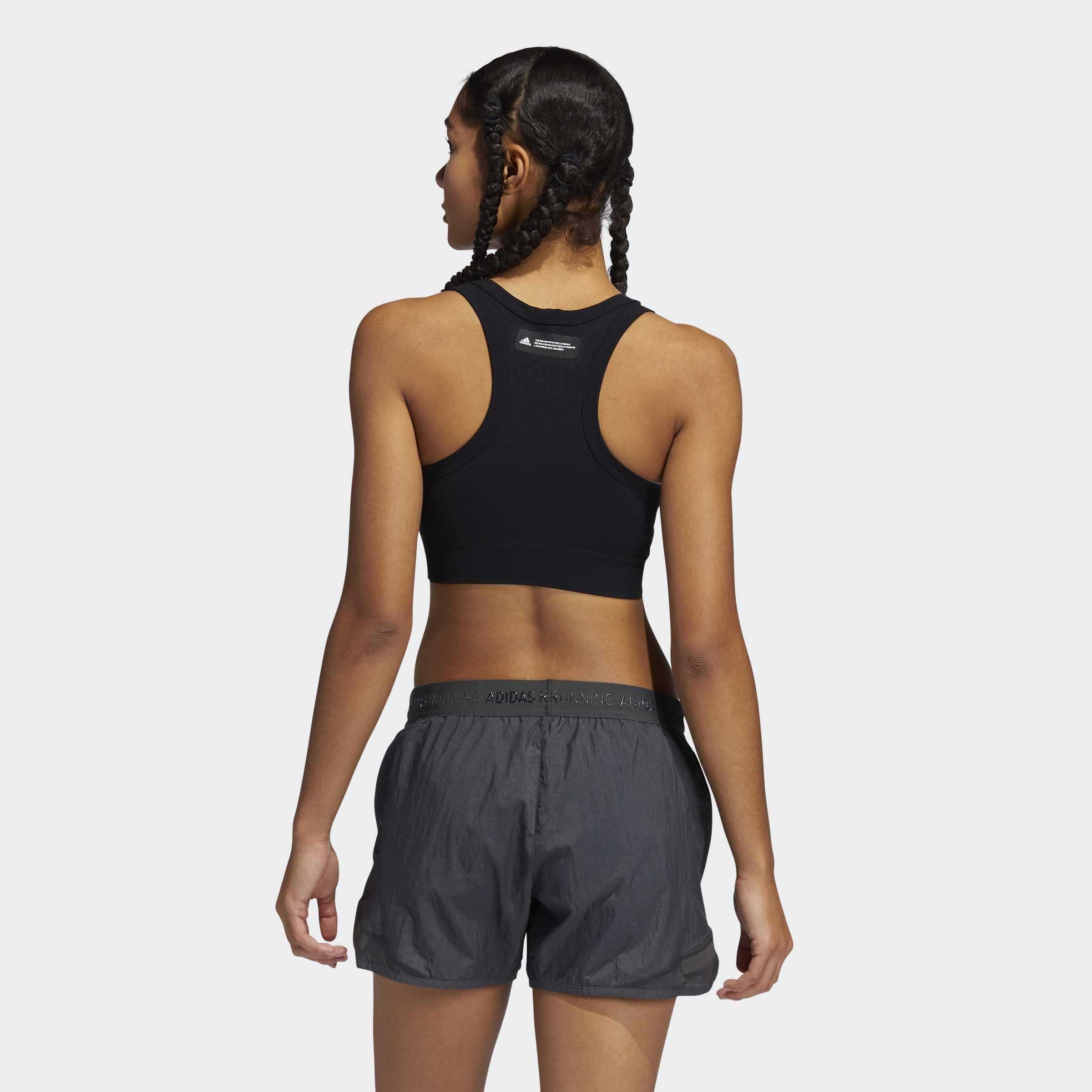 adidas Tập luyện Áo Bra Studio Nữ Đen GL1013