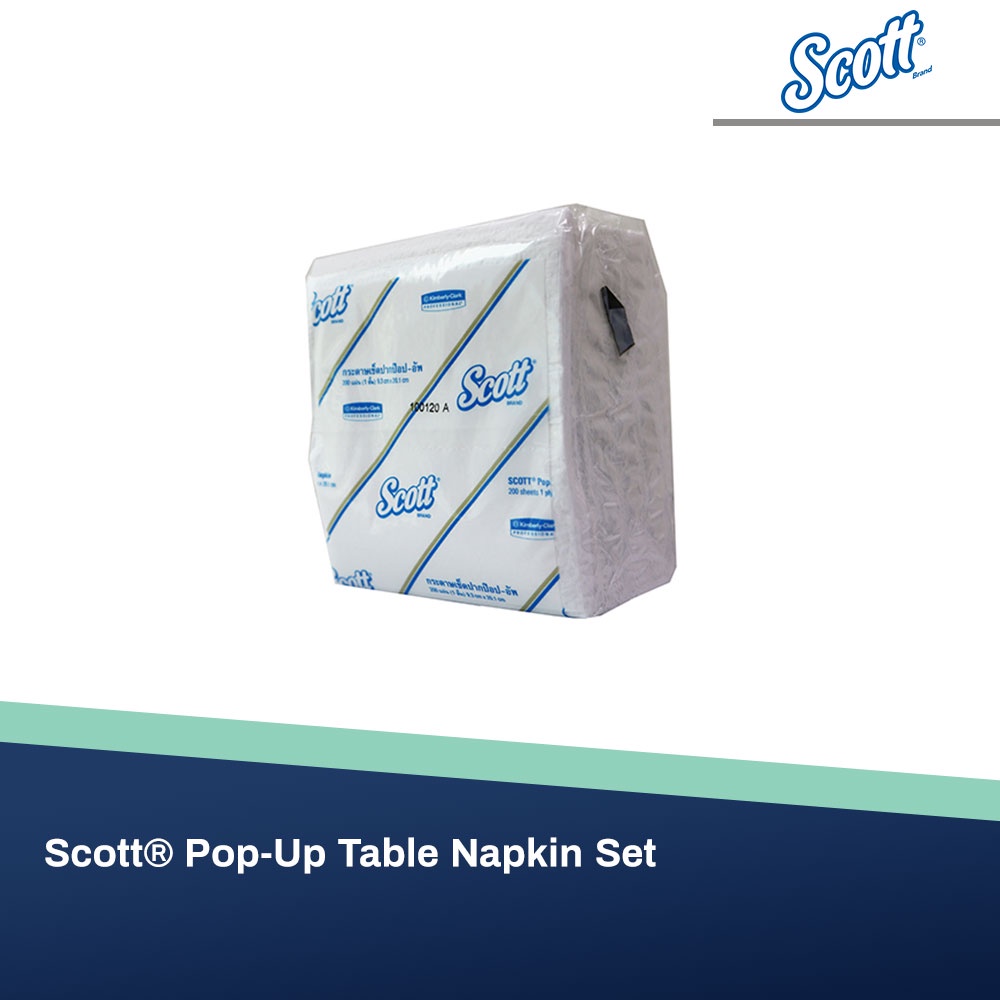 Scott® PopUp Table Napkin Set Lazada PH
