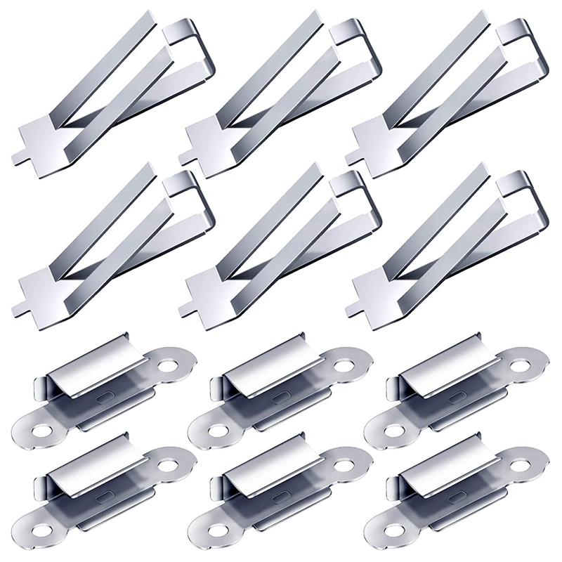 Ender Clip Per Letto Riscaldato 7mm (4 Pezzi) | Morsetti In Acciaio Inox Per Creality Ender 3 Pro/V2/5 Pro/7 E CR-20 PRO | Fissaggio Per Vetro Su Piattaforme 3D