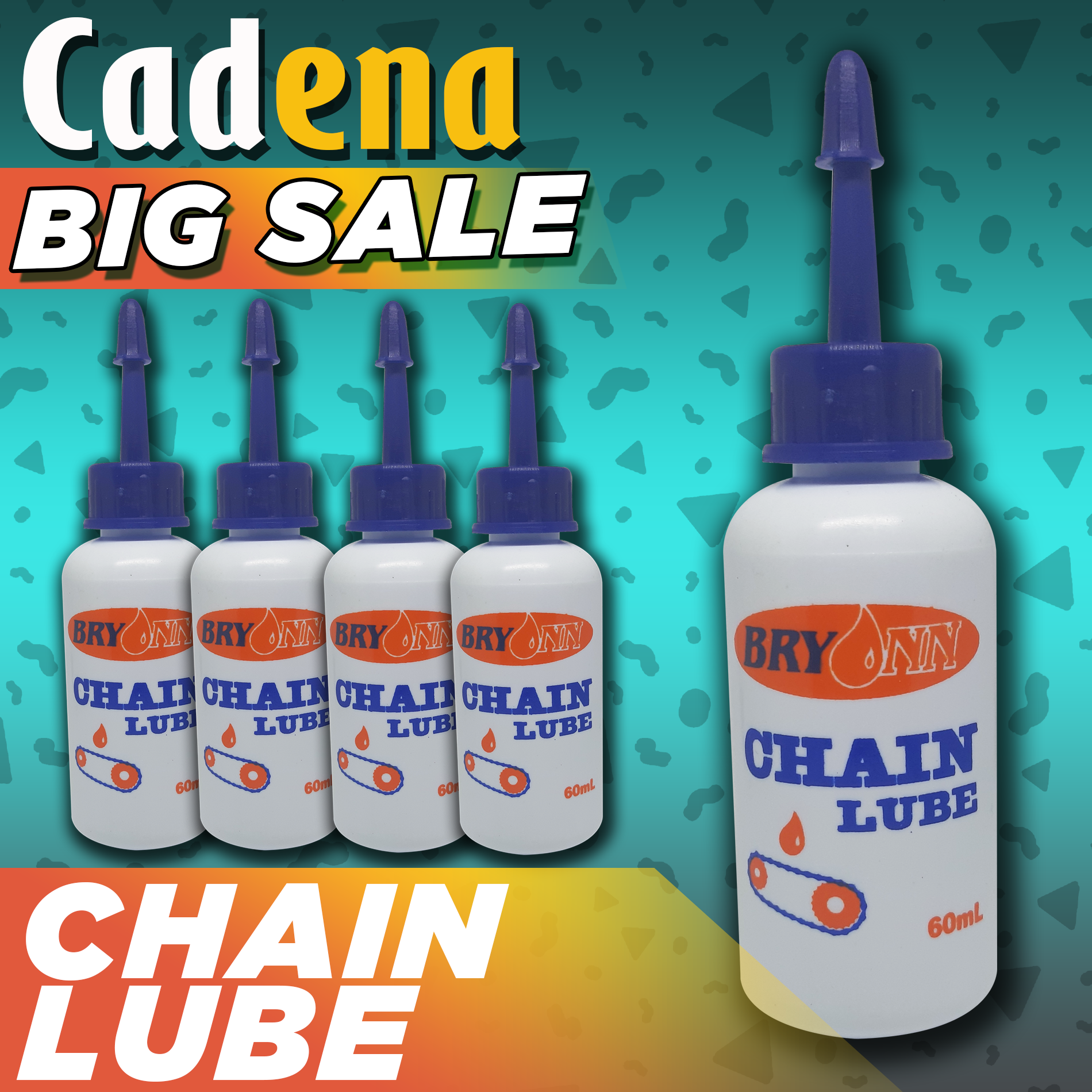 CHAIN LUBE 60ML Bicycle Motorcycle Chain Oil Lubricant Bike Protect and