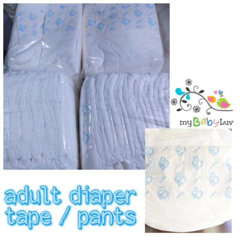 CARE Adult Geriatric Diapers Tape or Pull up Pants diaper | Lazada PH