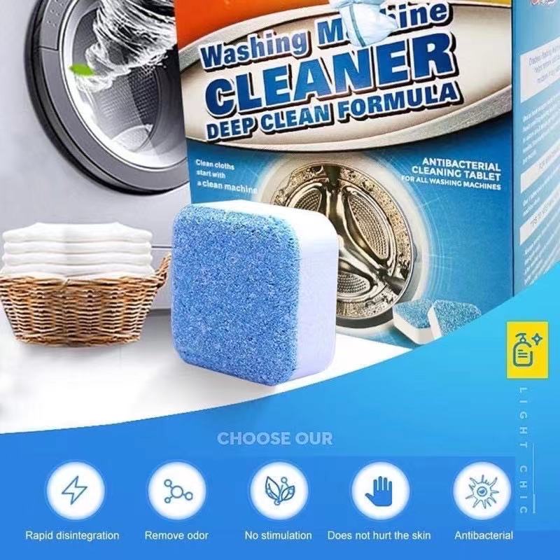 NEW Washing Machine Cleaning Detergent Cleaner Descaler Deep Remover Tablet Cleaning Dirt